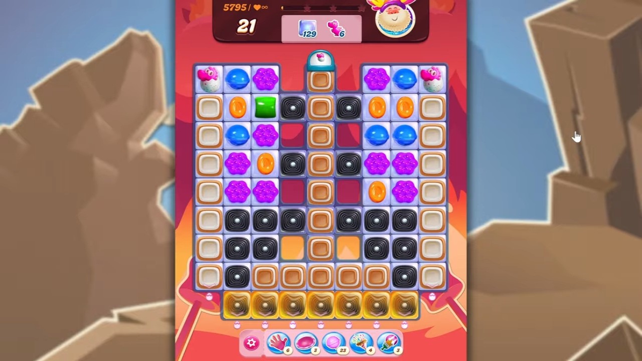 Candy Crush Saga LEVEL 5795 NO BOOSTERS (new version)🐟☑️ background