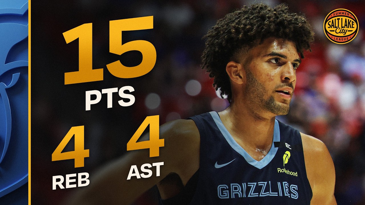 Cam Boozer SHINED with 15 PTS in his Summer League Debut | July 4, 2026 background