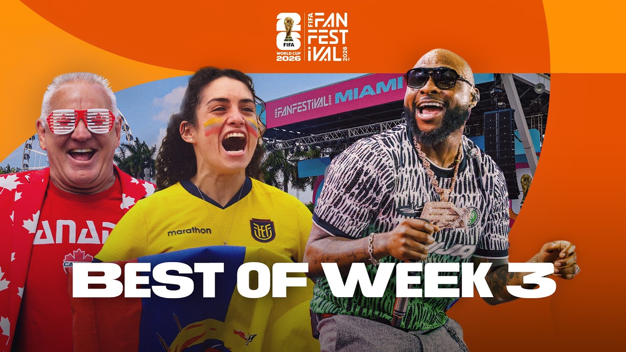 Host nation celebrations & amazing music! 🥳 | FIFA Fan Festival | Best of Week 3 background