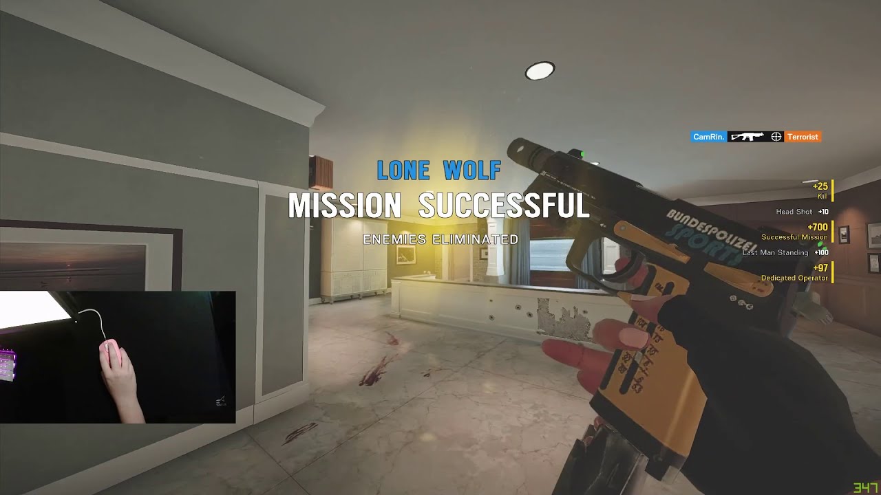 Artisan Zero Aim Test Review - Rainbow Six Siege backdrop
