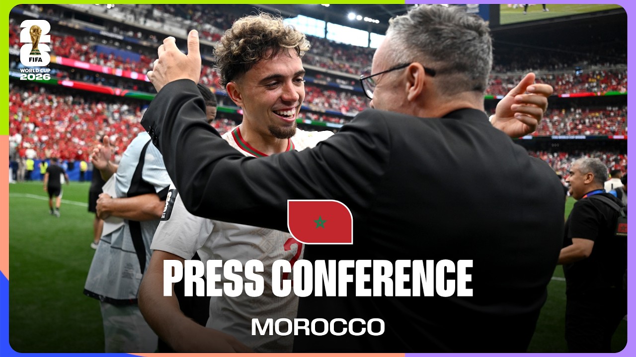 Post-Match Press Conference: Morocco's Mohamed Ouahbi On The 3-0 Win Over Canada background