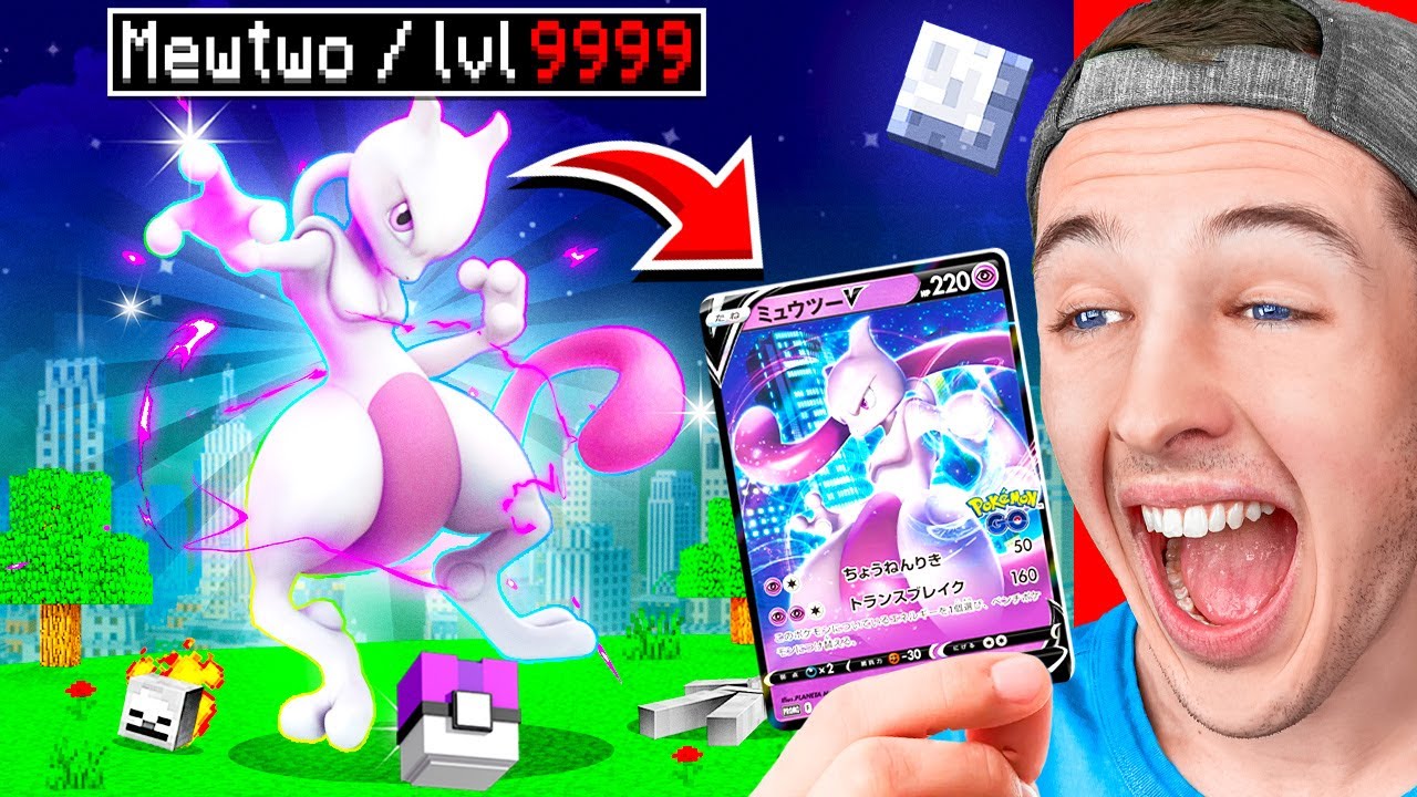 Opening POKÉMON GO PACKS to get GOD POKEMON in MINECRAFT!