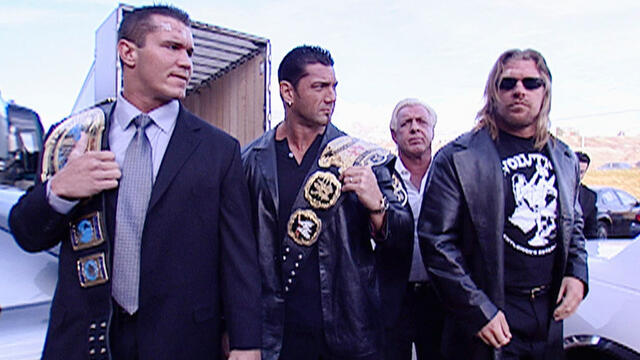 Triple H makes earth-shattering introduction of Evolution: WWE Greatest Moments background