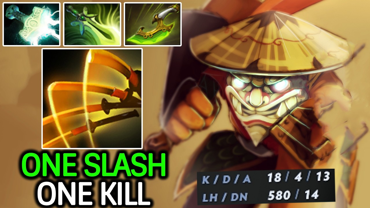 JUGGERNAUT Slash Machine – Max Attack Speed Build Dota 2 background