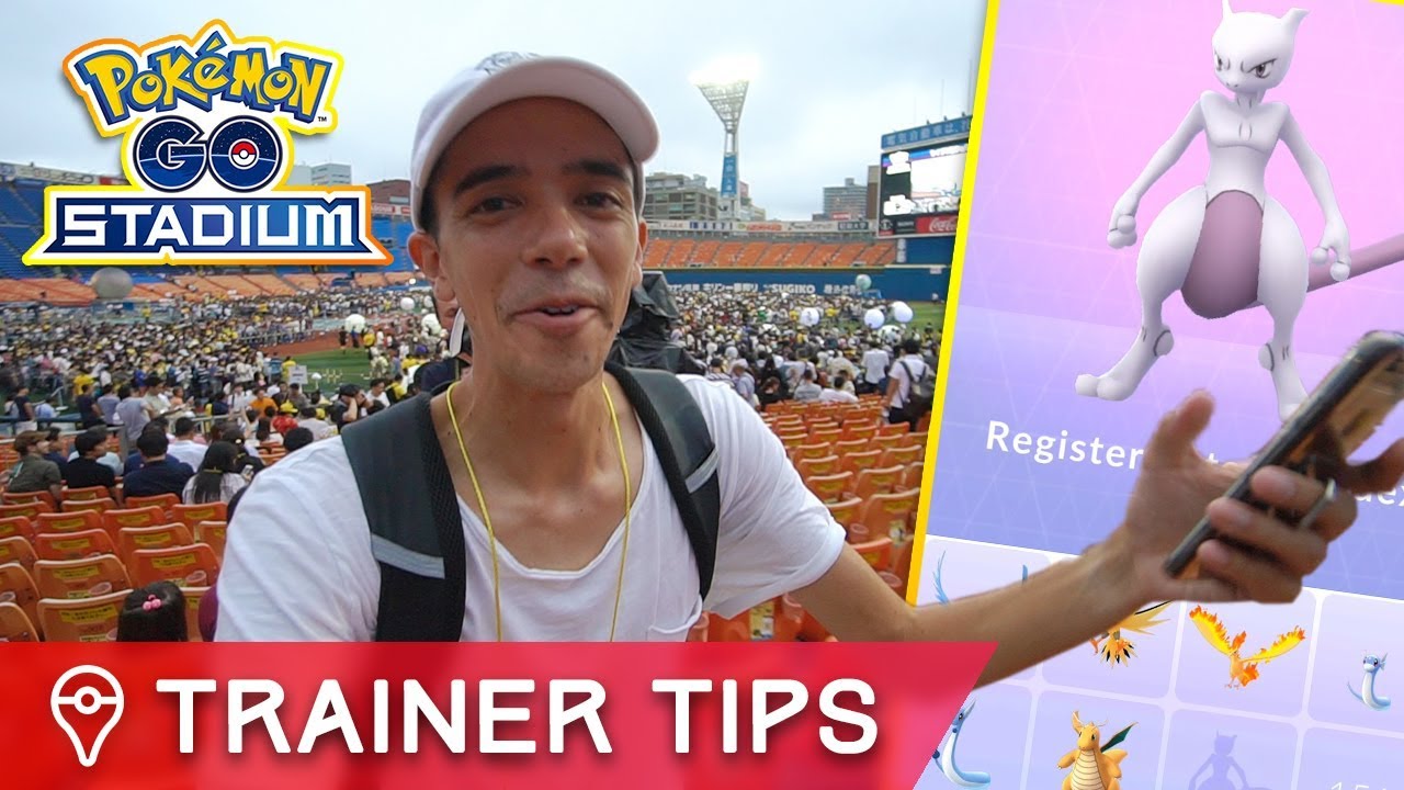 FIRST EVER MEWTWO IN POKÉMON GO! NEW LEGENDARY RAID BOSS CAUGHT ✦ POKÉMON GO STADIUM JAPAN background