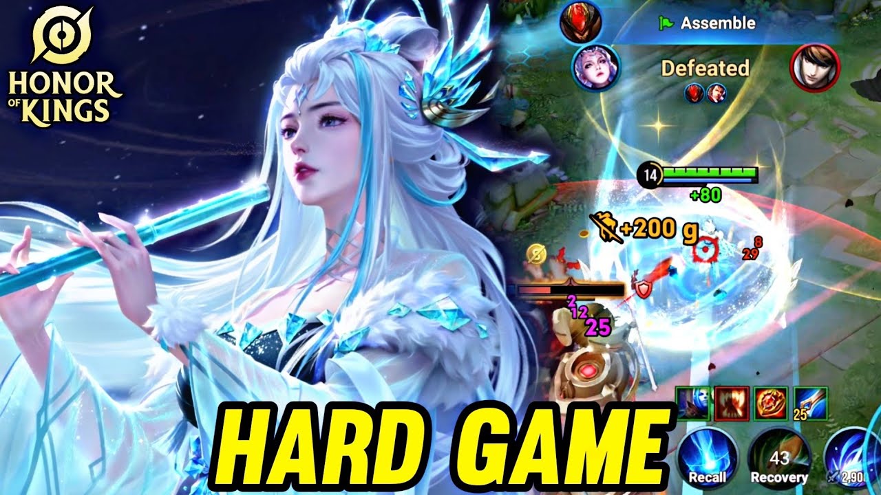 HOK : LUNA GAMEPLAY | HARD GAME - HONOR OF KINGS background