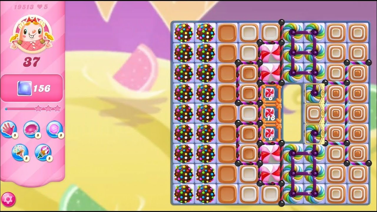 Candy Crush Saga Level 19513 Walkthrough | Tips & Strategy background