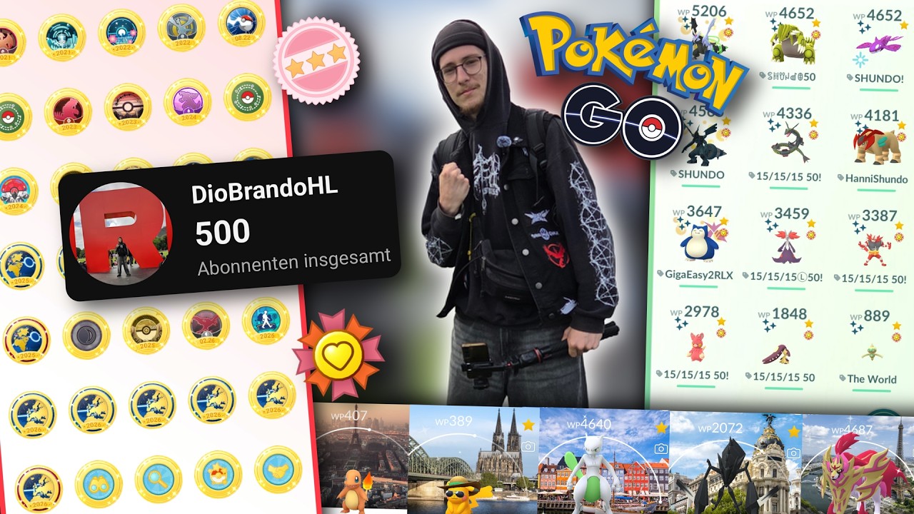 500 ABO Special! 5mio Staub ausgeben! + Ich zeige euch meine Pokemon go Sammlung & Account background