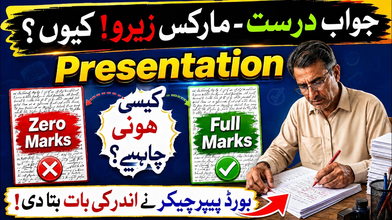 Handwriting and Presentation background