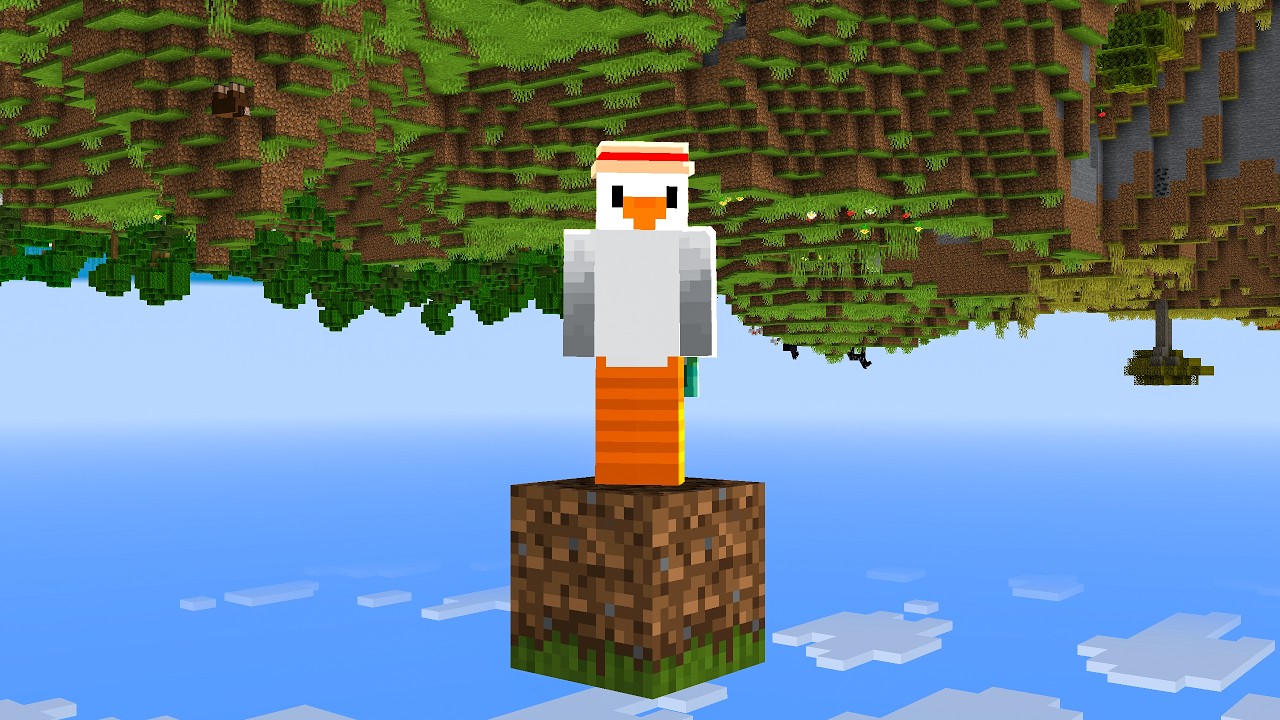 Can I beat Minecraft Upside Down in Hardcore Mode? background