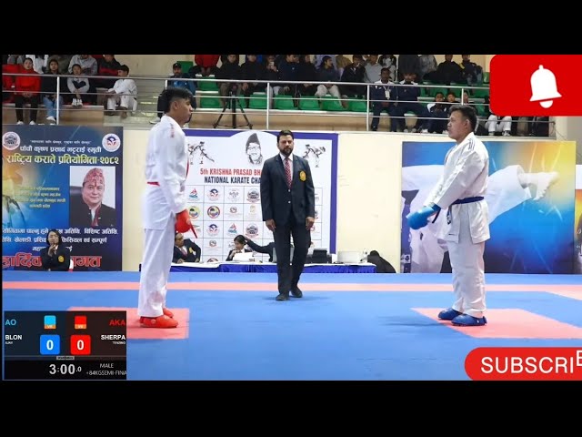 5th KPB Game.. +84 K.G Male Semi Final..Tenzing Sherpa (APF AKA) VS Ajay Blon (Bagmati Province AO)