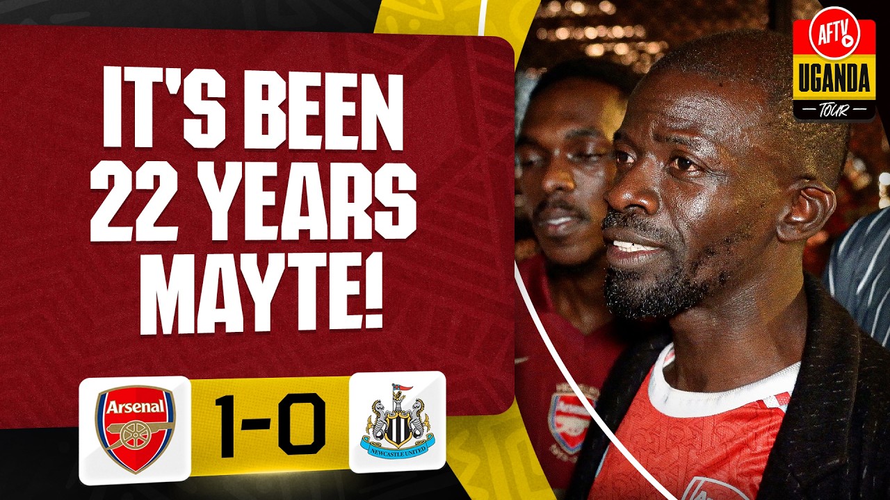 I Don't Blame Them Mayte! It's Been 22 Years Mayte! | Arsenal 1-0 Newcastle | Uganda Tour 2026 🇺🇬 background