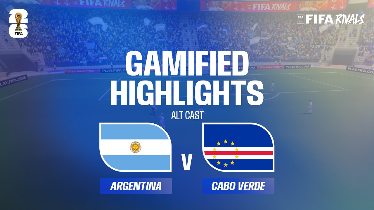Alt Cast Highlights: Argentina v Cabo Verde | FIFA World Cup 2026™ background