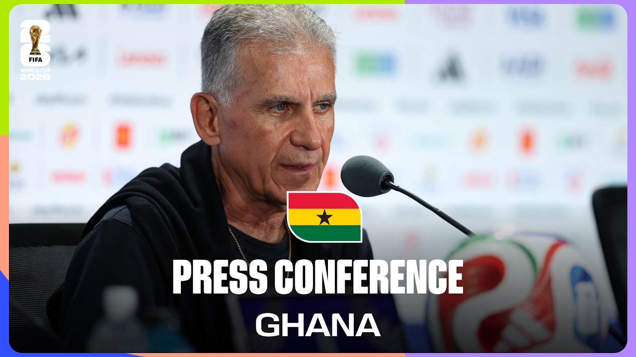 Post-Match Press Conference: Ghana's Carlos Queiroz On 1-0 Loss To Colombia background