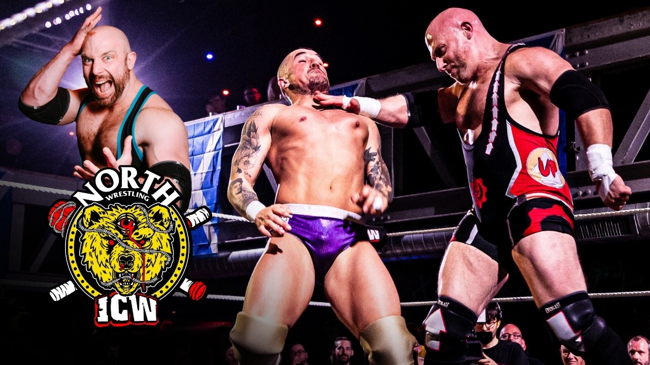Simon Miller Returns to ICW! w/Nathan Black vs. Theo Doros & Nick Justice background