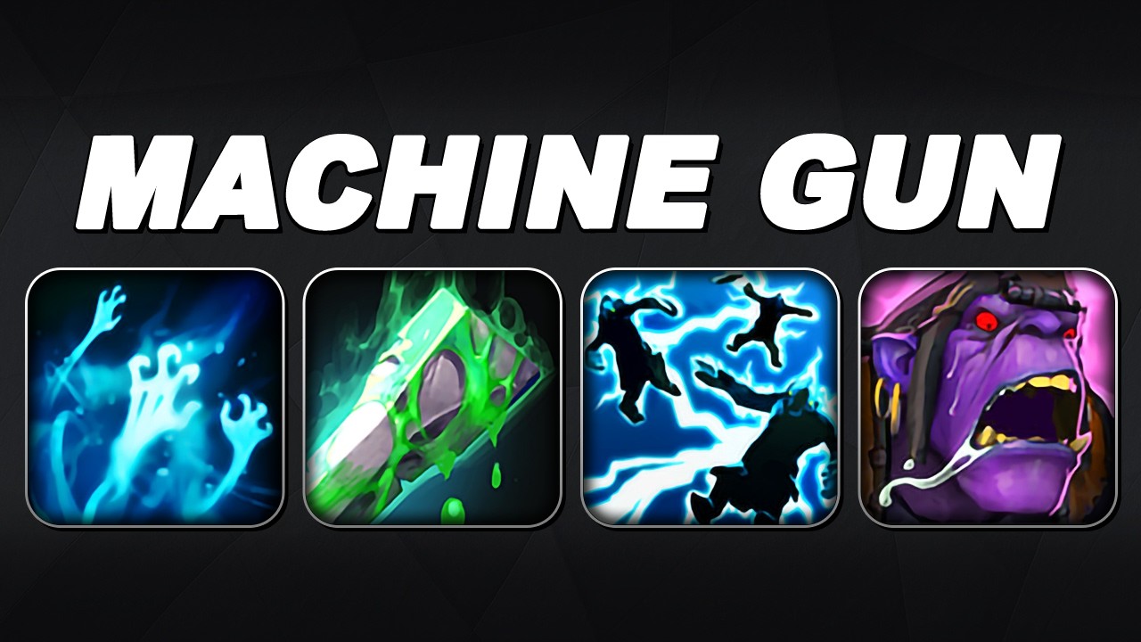 MACHINE GUN Chemical Rage + Arc Lightning | Dota 2 Ability Draft background