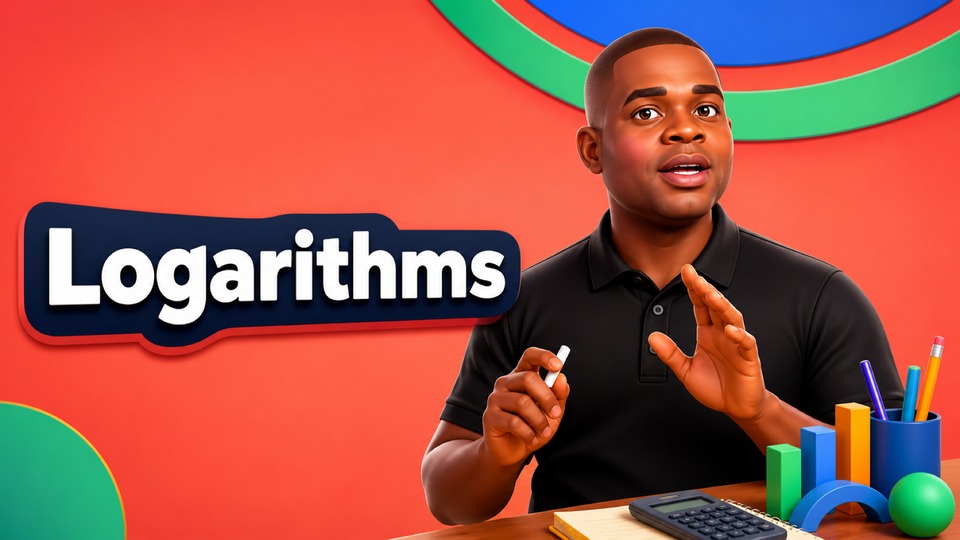 Logarithms - Test Prep - 17 - WASSCE - Type Questions 2 background