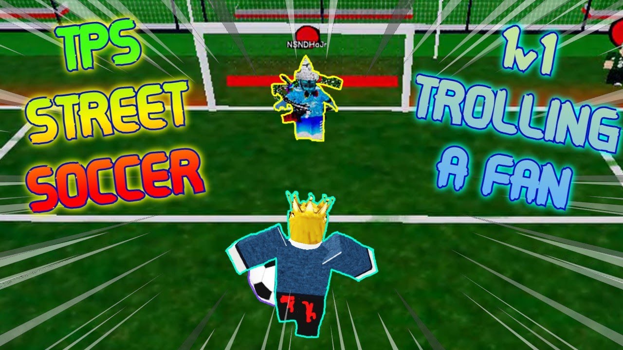Trolling My Fan in a 1v1! | TPS: Street Soccer Roblox background