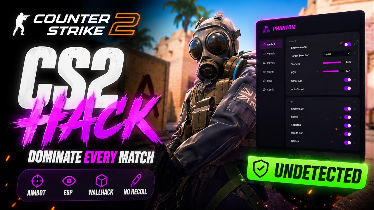 CS2 Cheat - I Tested This FREE Hack In Premier Mode (Faceit Bypass) background