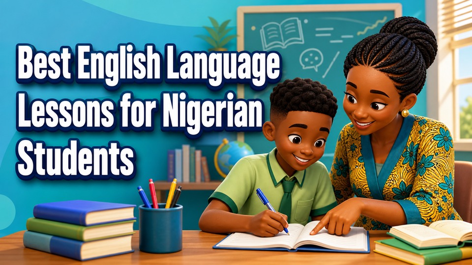 Best English Language Lessons for Nigerian Students background