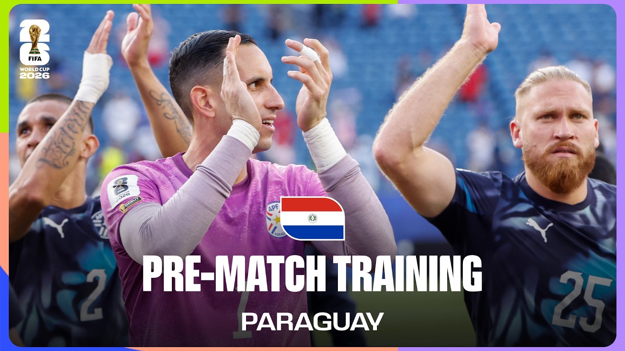 Paraguay Train Before France | FIFA World Cup 2026™ background