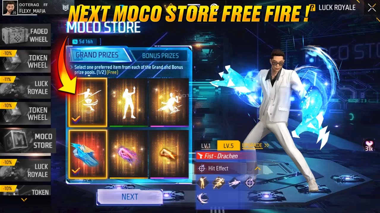 Next Moco Store In Free Fire π₯π€― | Lol Emote Return Date | Evo Fist Return Free Fire | Ff New Event background
