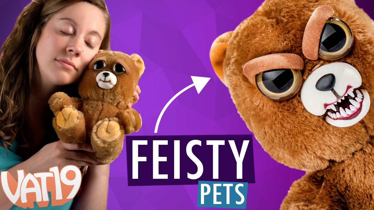 Feisty Pets: Sweet-to-Scary Stuffed Animals backdrop