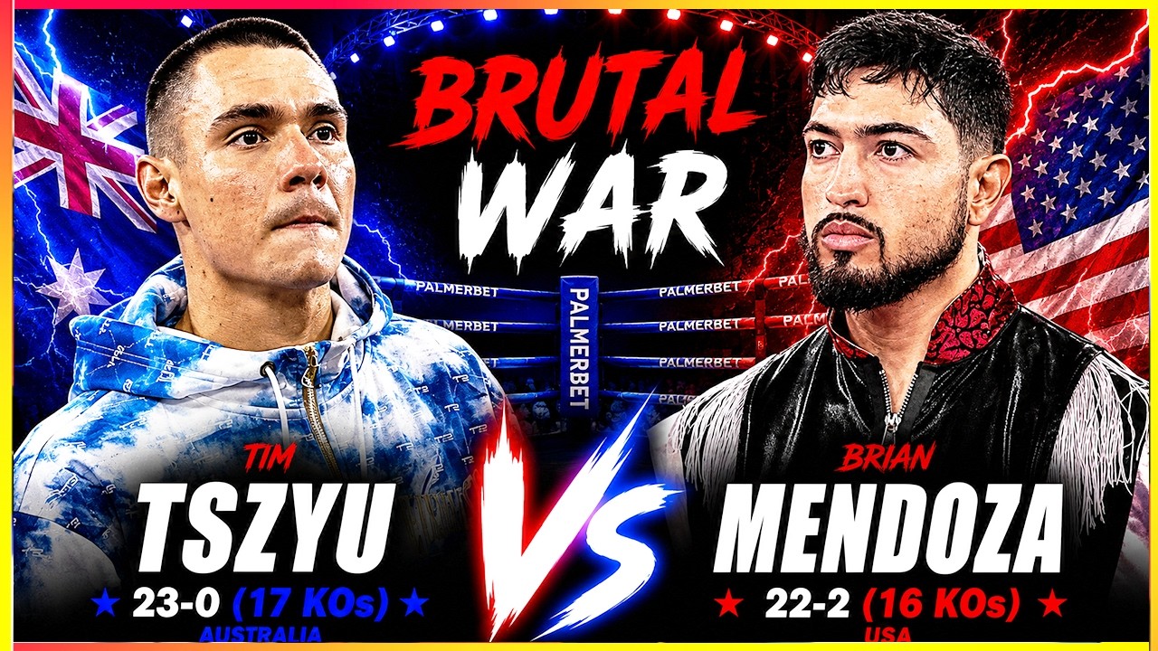 BRUTAL WAR That Shocked The World | Tim Tszyu vs Brian Mendoza backdrop