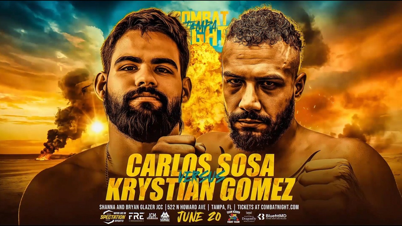 Carlos Sosa vs. Krystian Gomez - Combat Night Tampa background