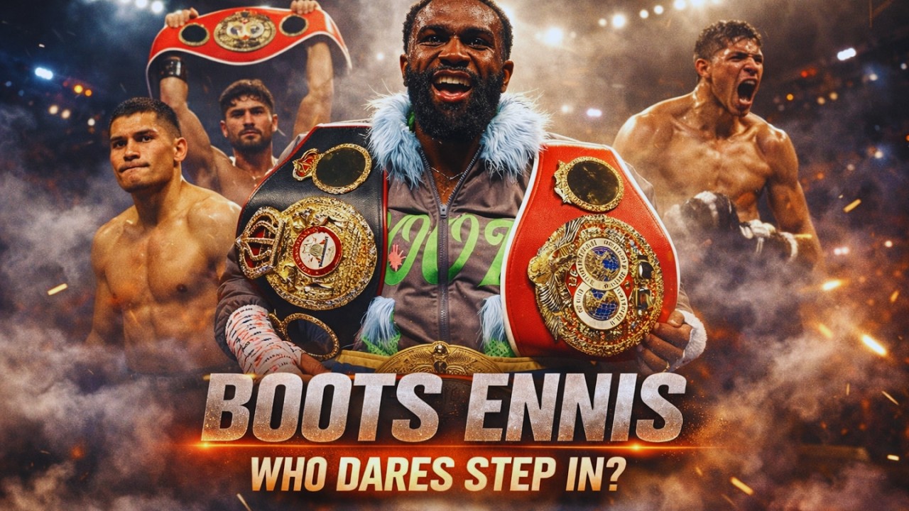 The Fight We Want /The Fight We'll Get Decoding Jaron Ennis's Future. background