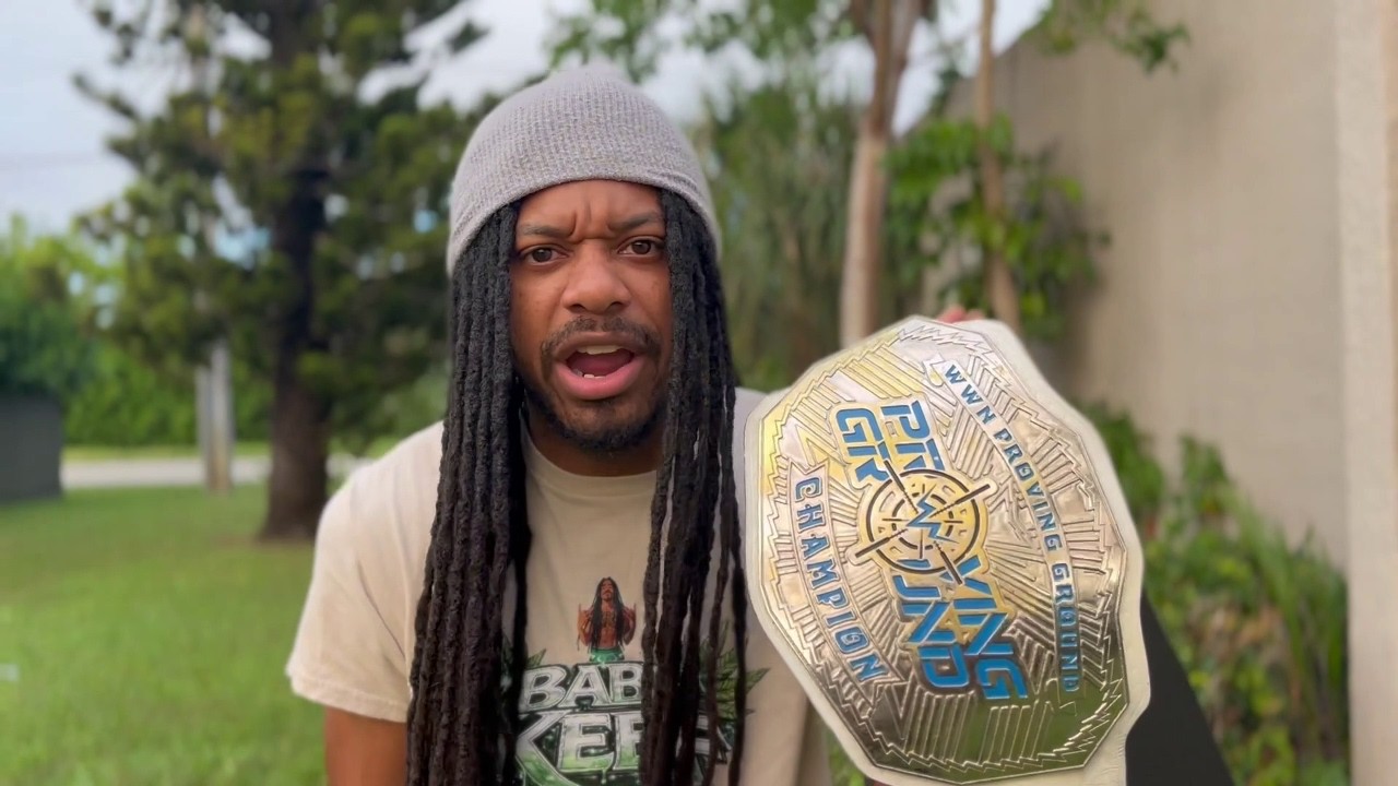 Baby Keef calls his shot for this Monday's WWN PG: Elevate The Hate! #TripleThreatTitleMatch background