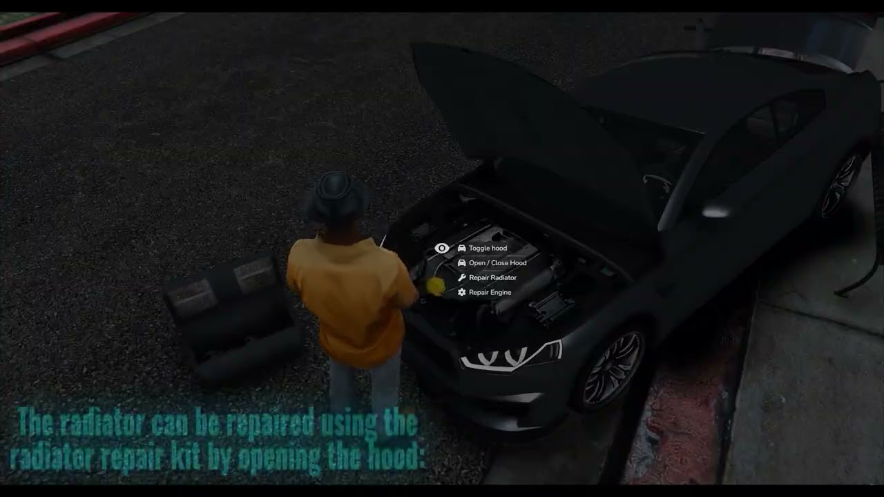 FiveM Advanced Vehicle Damage System | Realistic Wheel, Engine & Mechanical Failures background