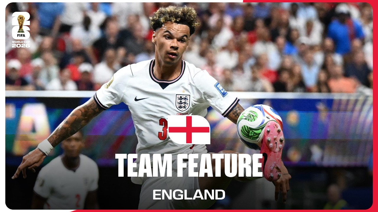 Team Feature: England | Nico O’Reilly on Self-Belief ahead of Mexico Knockout background