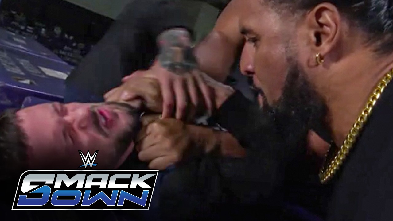 Tama Tonga and Talla Tonga blindside Finn Bálor: SmackDown highlights, July 3, 2026 background