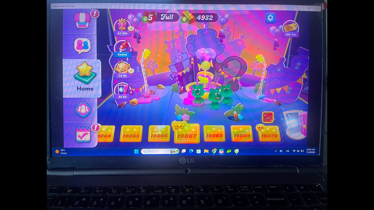 CANDY CRUSH SODA SAGA | Level 19826 - 19870 | ARSDORINT TEAM background