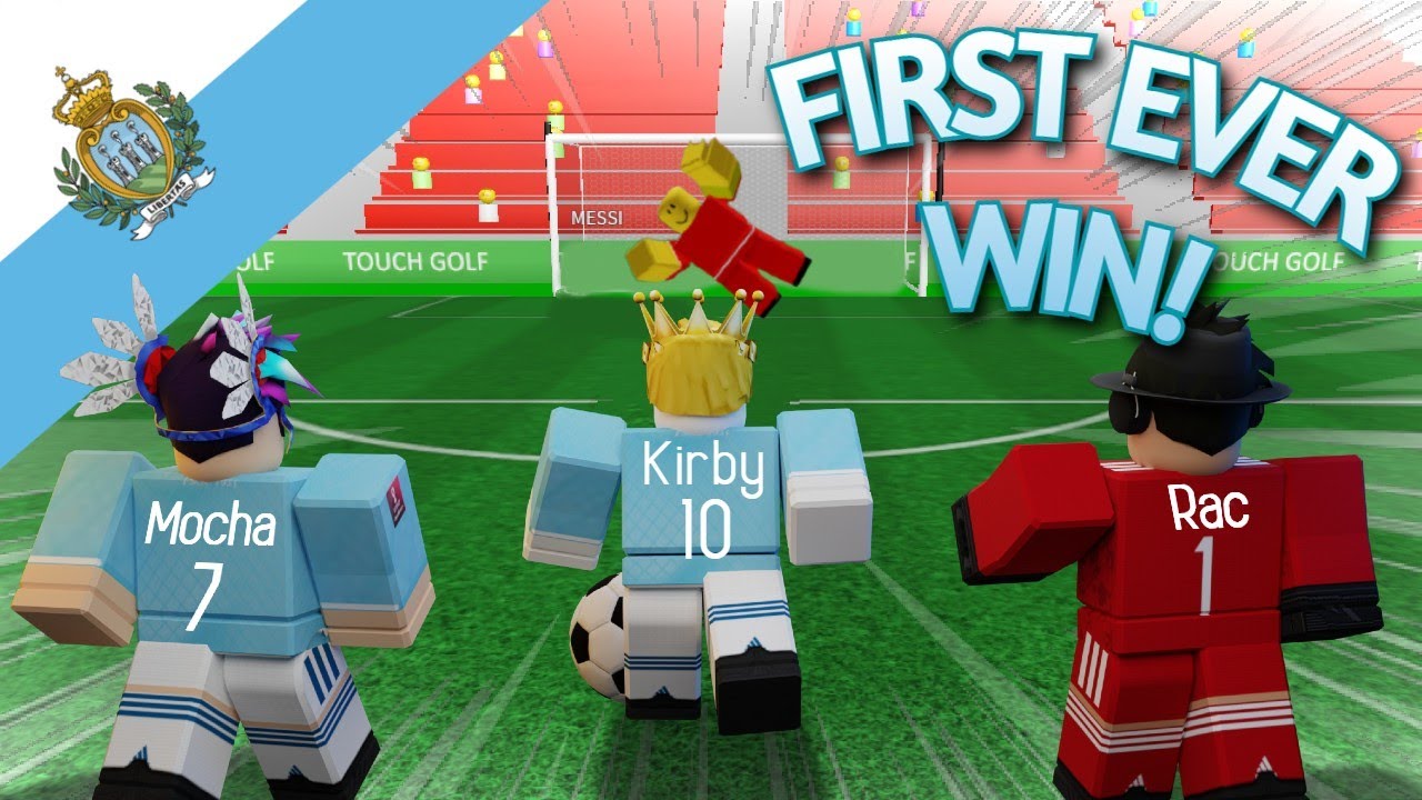 WINNING San Marino's FIRST GAME in Touch Football! (Roblox Soccer 2023) background