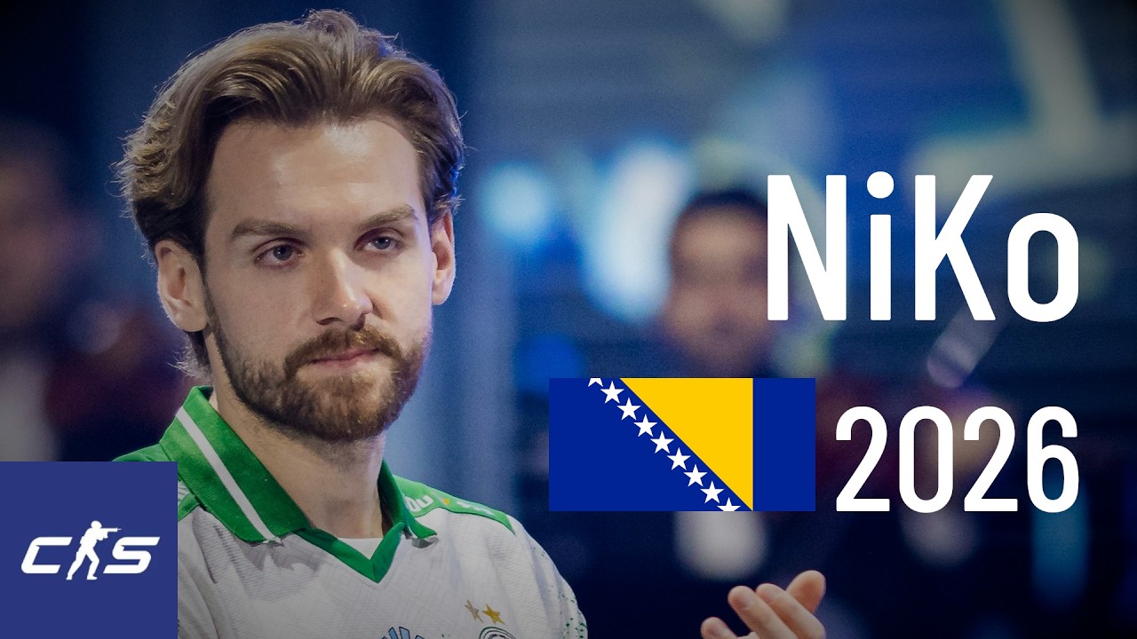 12 minutes of NiKo DESTROYING PROS in 2026 - CS2 Highlights background