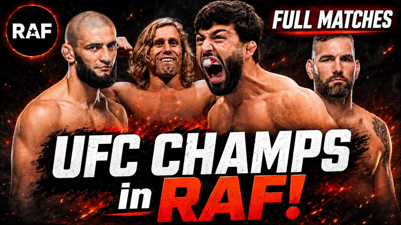 UFC Champs and Legend invade RAF mat | Real American Freestyle wrestling 2026-07-04 20:56 background