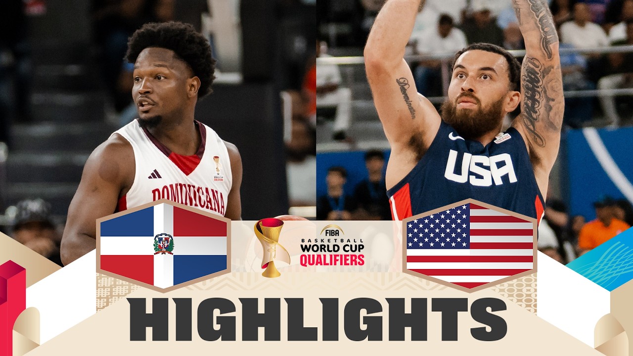 Dominican Republic ๐ฉ๐ด v USA ๐บ๐ธ | Highlights | FIBA Basketball World Cup 2027 Americas Qualifiers background