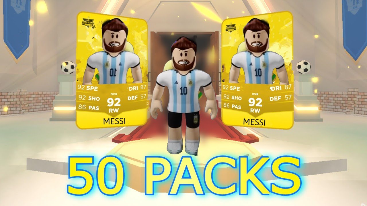 I OPENED 50 PACKS IN ROBLOX FIFA AND THIS IS WHAT I GOT... (ROBLOX Fifa/Rifa My Soccer Team!)