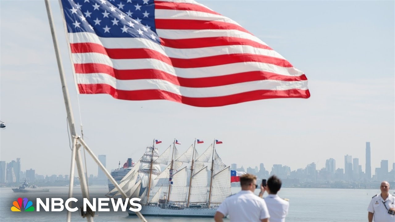 Watch: Sail4th 250 event for America's 250th anniversary background