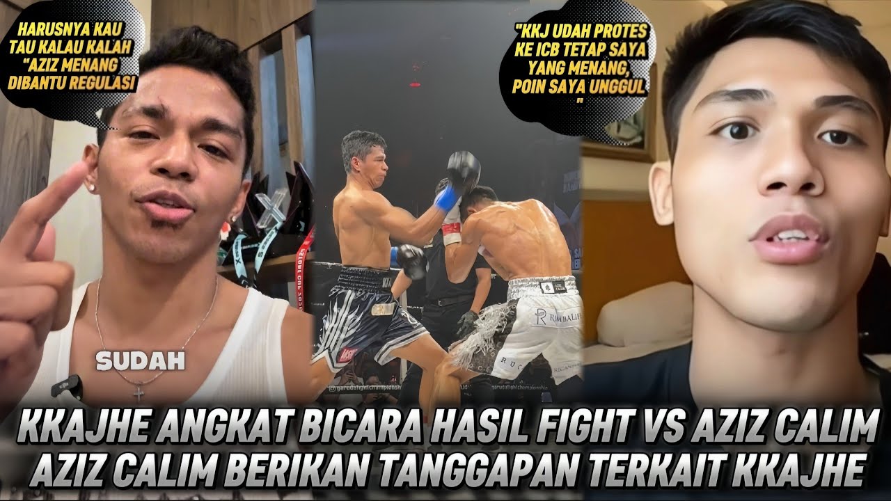 KKAJHE ANGKAT BICARA HARUSNYA DIA UNGGUL POIN VS AZIZ CALIM ! AZIZ CALIM LANGSUNG BERIKAN TANGGAPAN background