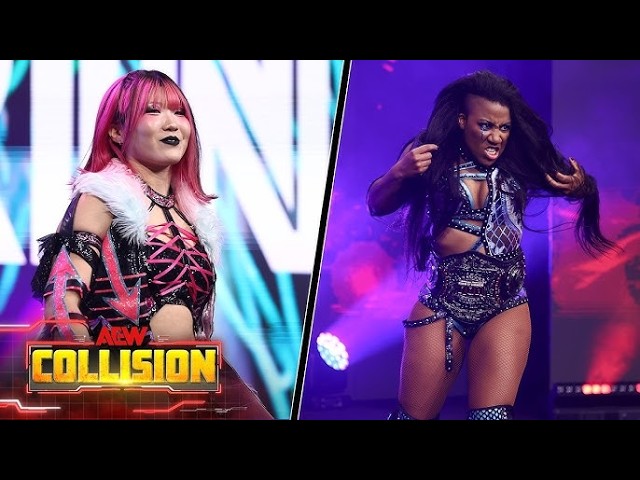 Athena vs Rina AEW collision 2026 background