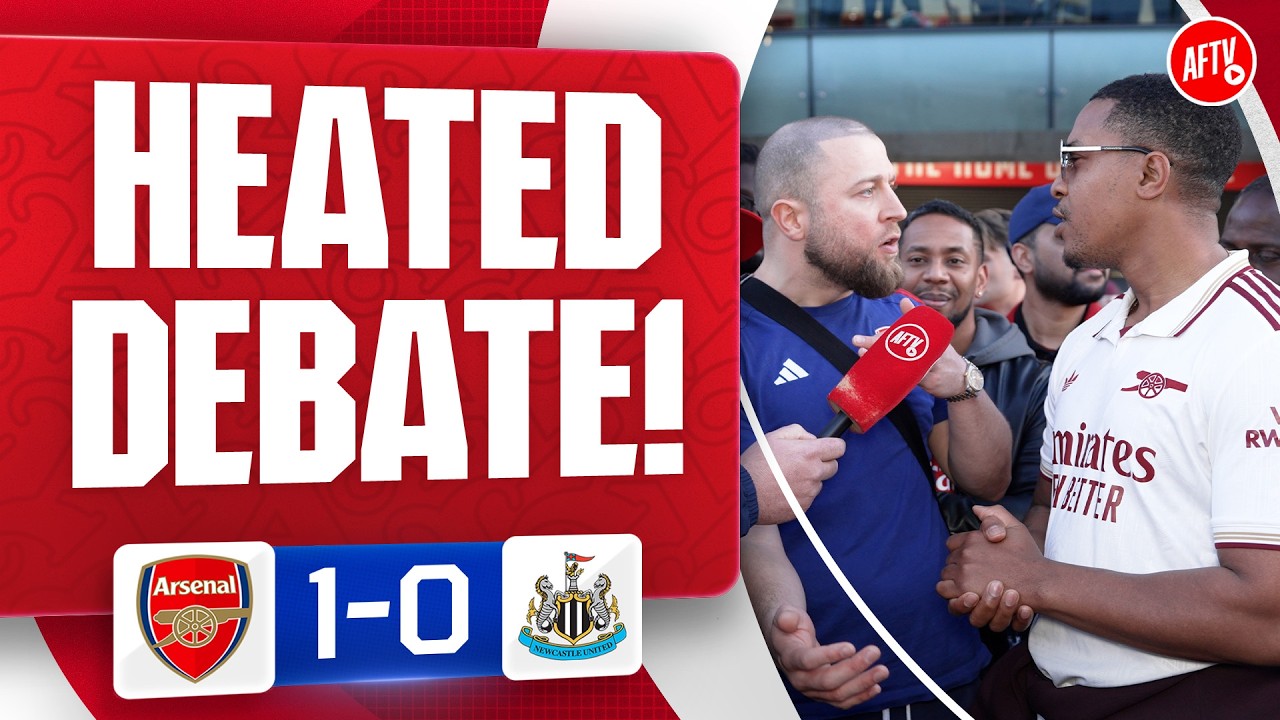 Heated Debate On League Title Watch This! @goonerztherapy | Arsenal 1-0 Newcastle backdrop