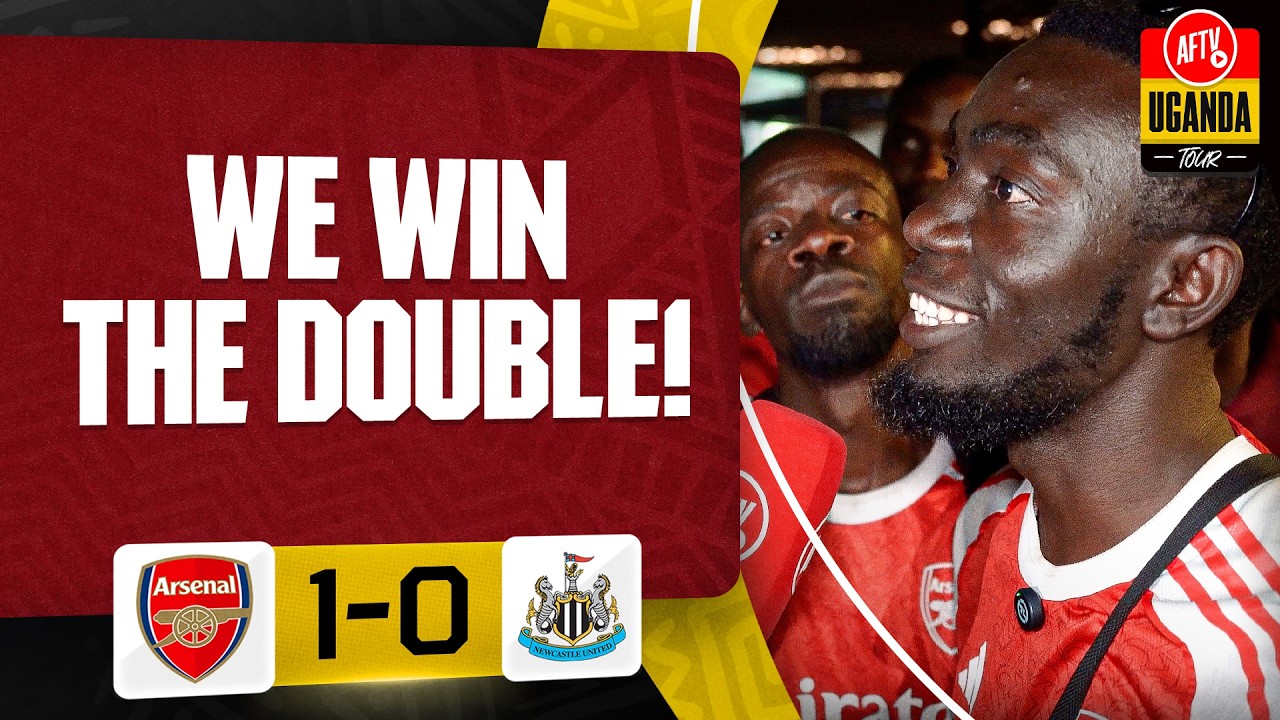 We Win The Double! My Pastor Told Me! | Arsenal 1-0 Newcastle | AFTV Uganda Tour 2026 🇺🇬 background