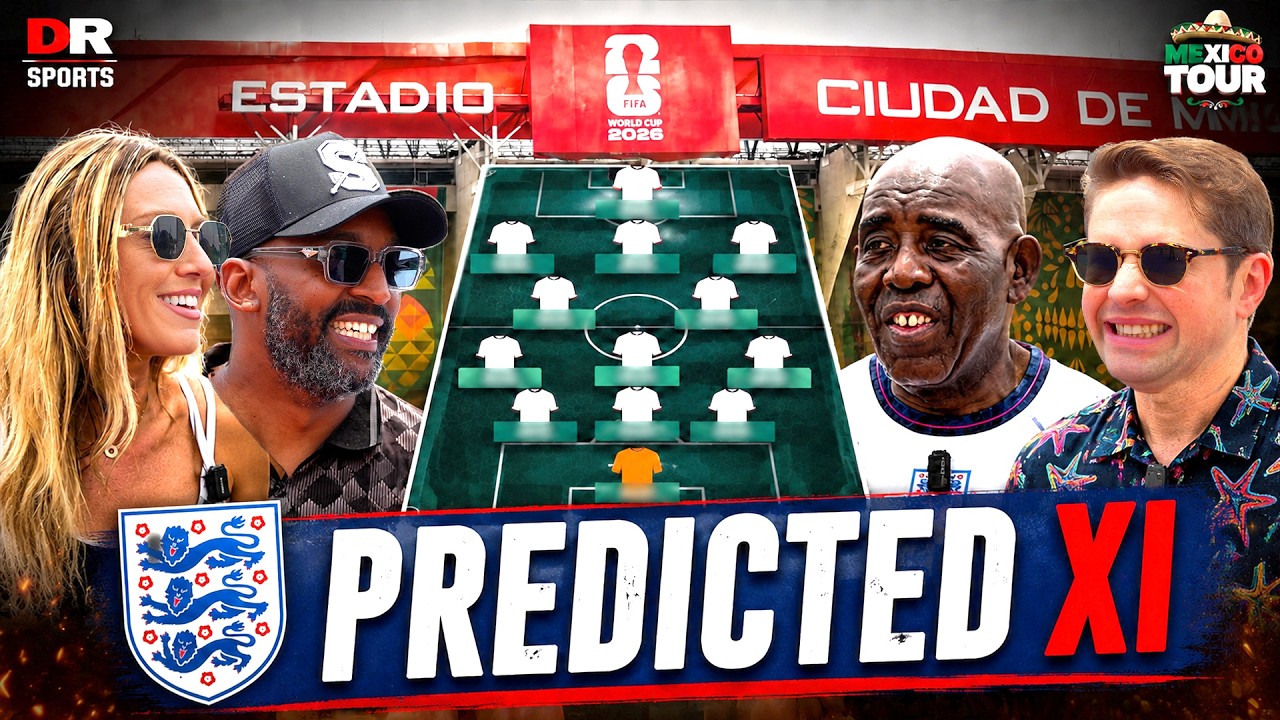 Saka Or Madueke & Gordon Or Rashford? 🏴🇲🇽 | Predicted XI | Mexico vs England background