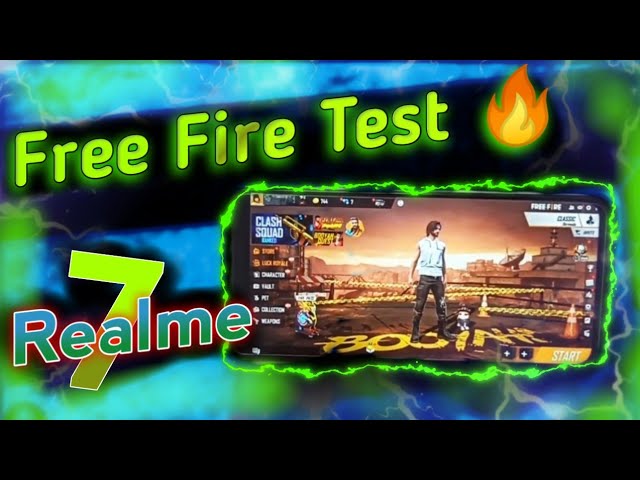 FREE FIRE TEST ON REALME 7 | LET'S SEE 🤔 GameTest On Realme 7 🔥 background