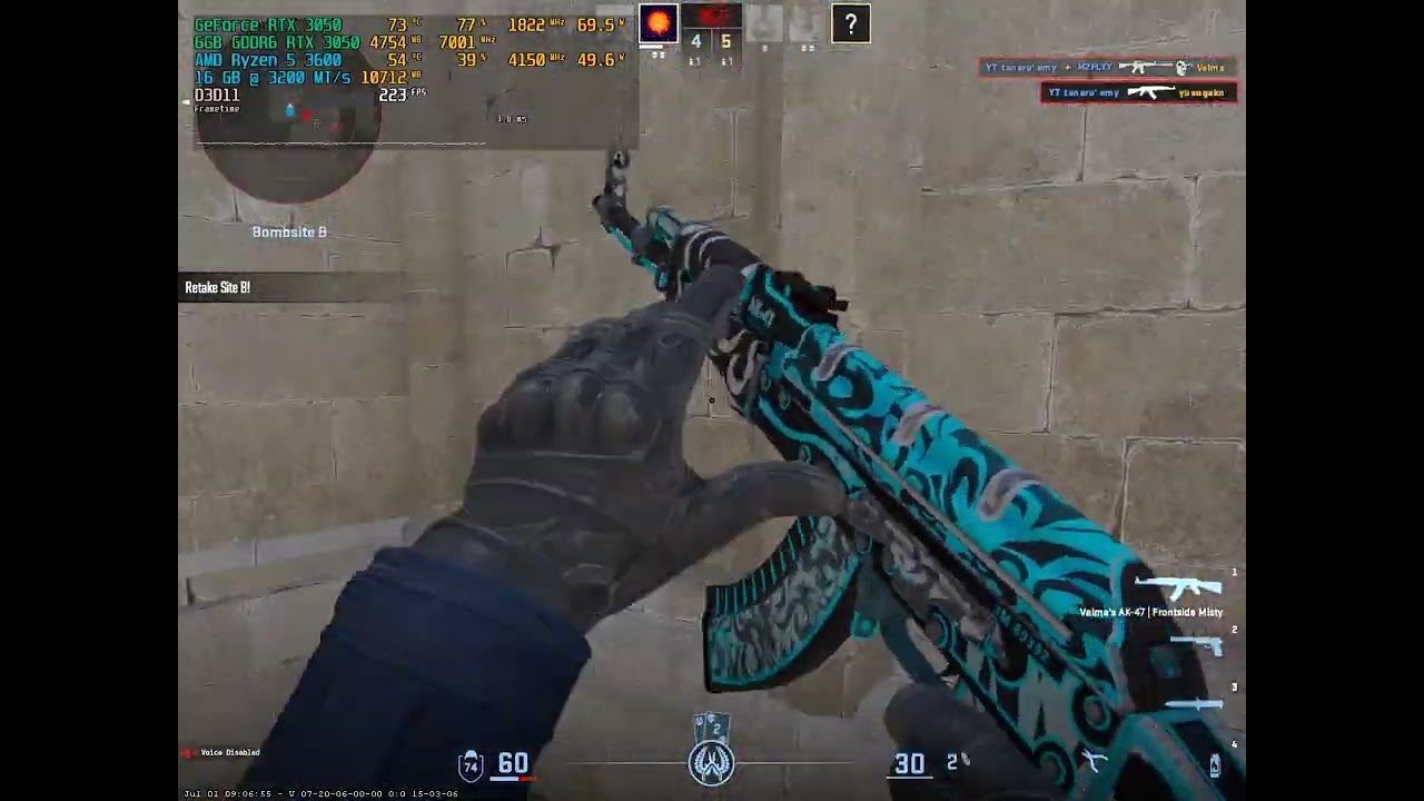 Counter Strike 2 - RTX 3050 6GB + Ryzen 5 3600 | 1280 x 960 (4:3) | LOW Settings background