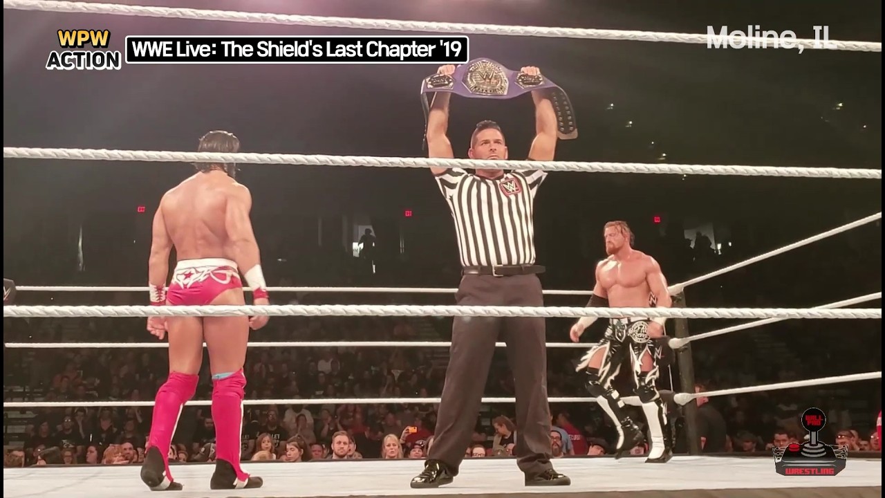 Tony Nese def. Buddy Murphy / WWE Live Moline 2019 WPW Ep.60-2 background