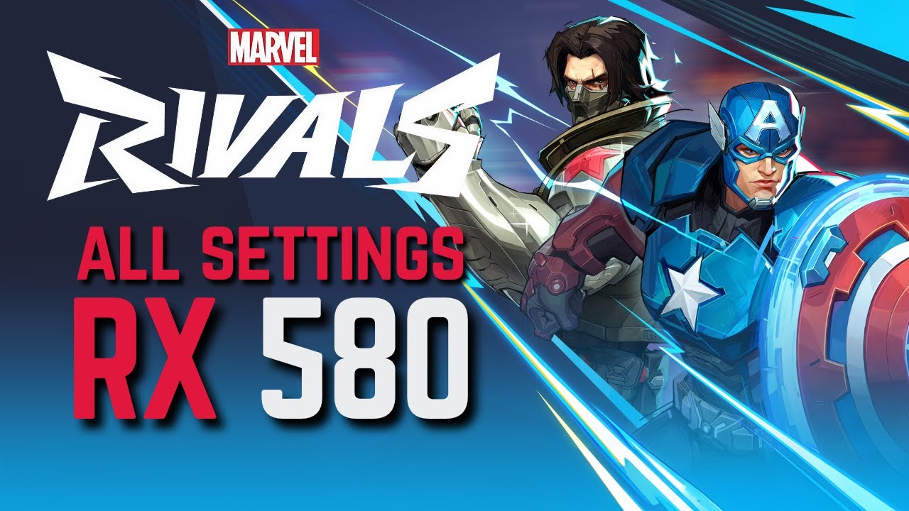 Marvel Rivals on RX 580 8GB All Settings background